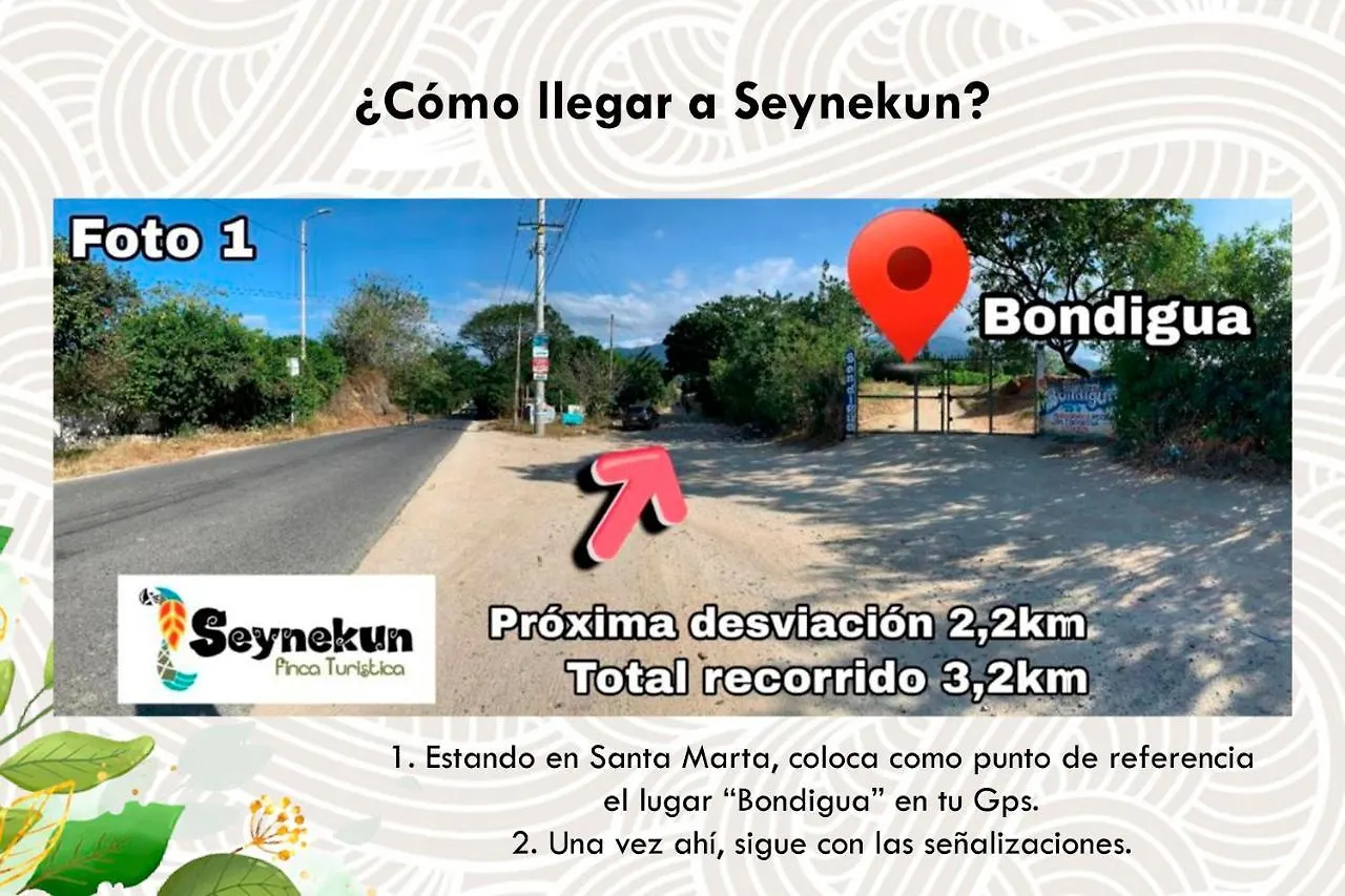 Casa rural Finca Turística Seynekun Hostal Santa Marta  Colombia